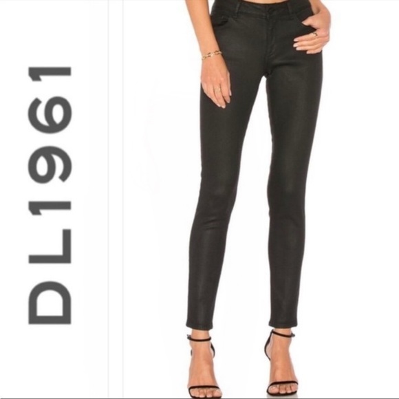 DL1961 Emma Power Legging Skinny Jeans Women’s Size 27 Black - Picture 1 of 13